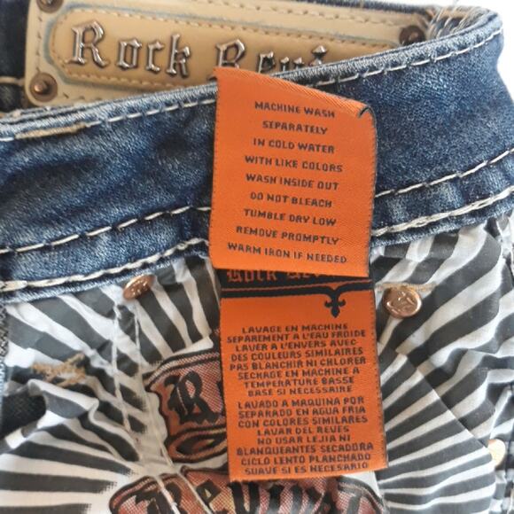 Rock Revival Ankle Skinny Braylee Jeans 24 - Picture 11 of 13